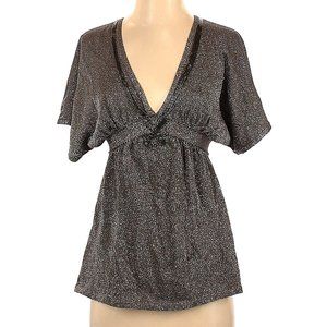 Bebe | Size S | Silver Silk Shimmery Top